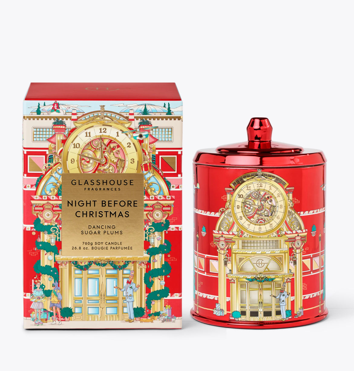 'Night Before Christmas' Glasshouse Christmas-3 Sizes