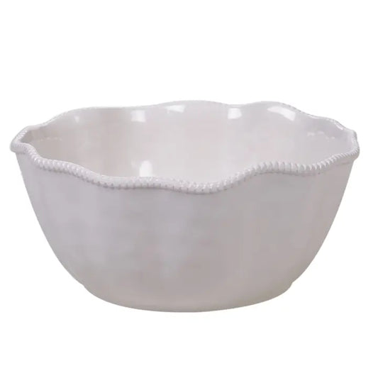 Perlette Cream Melamine Deep Bowl