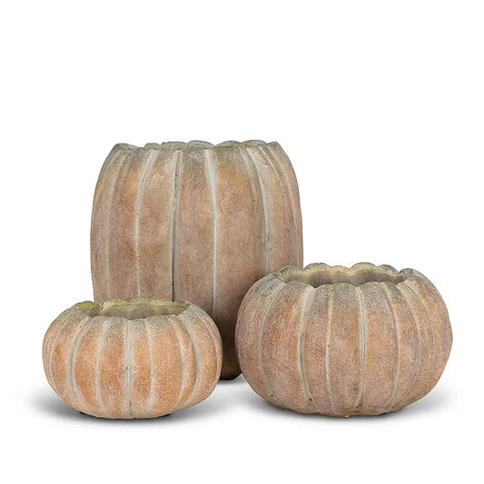 Cement Pumpkin Planter (3 Sizes)