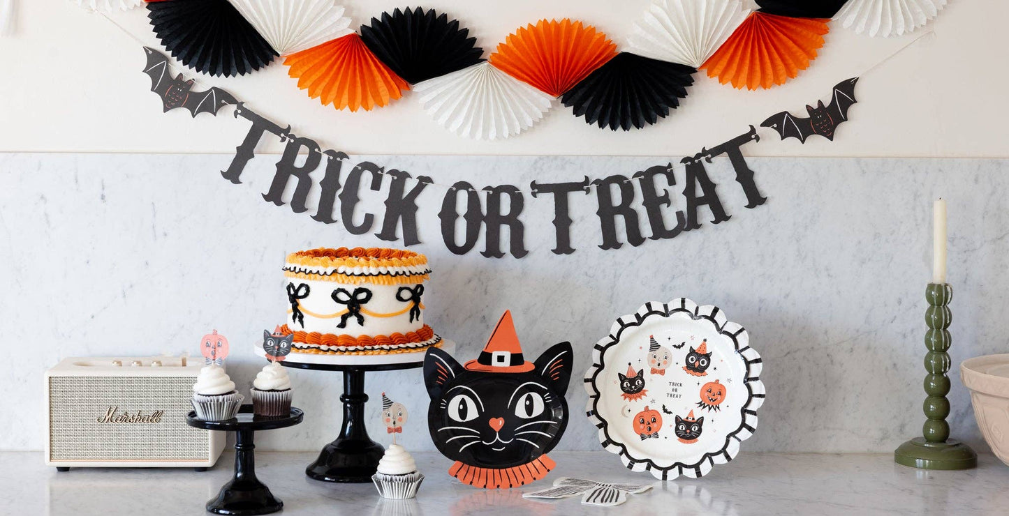 Trick or Treat Vintage Banner