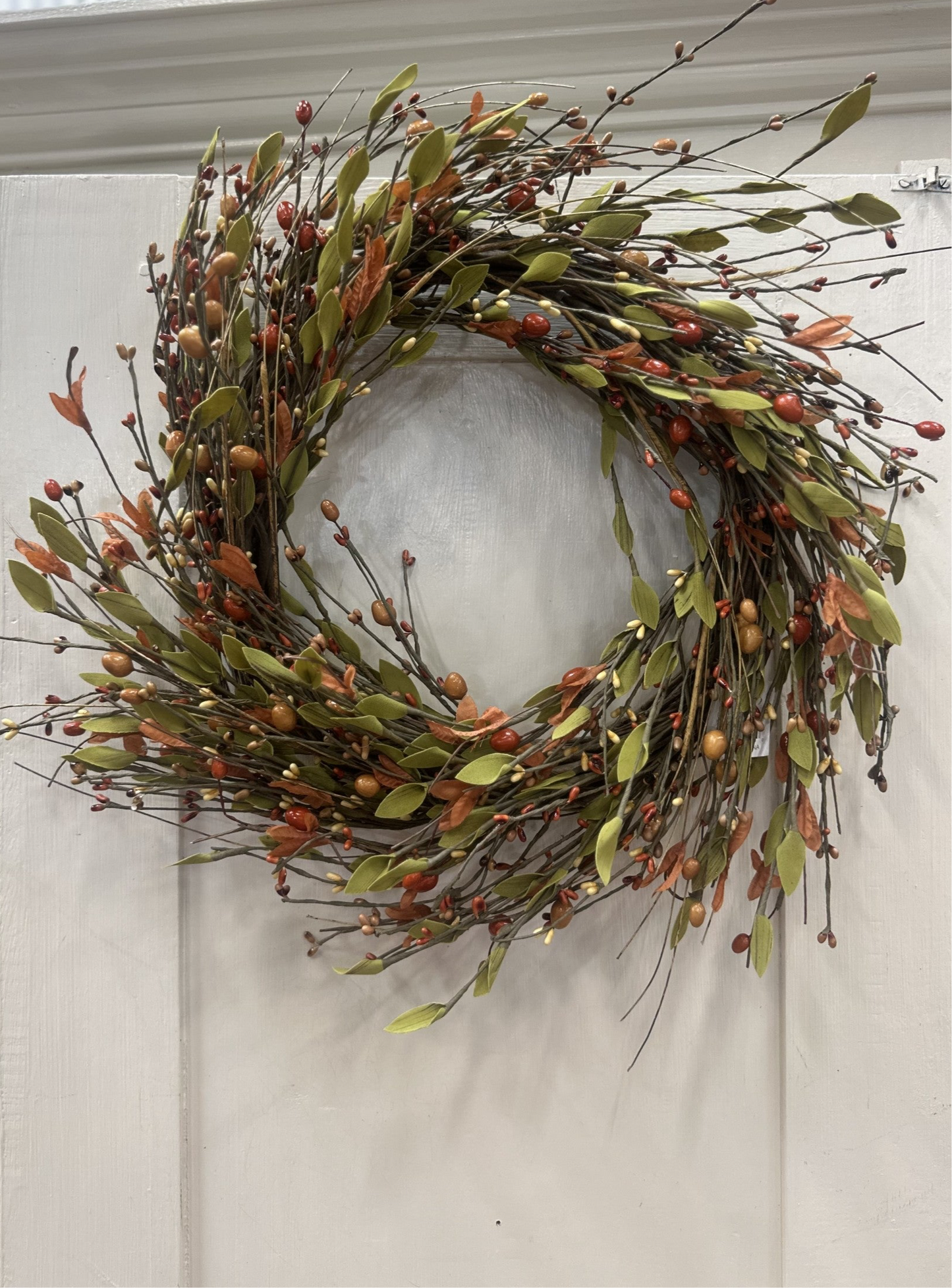 20" Fall Mixed Berry Wreath