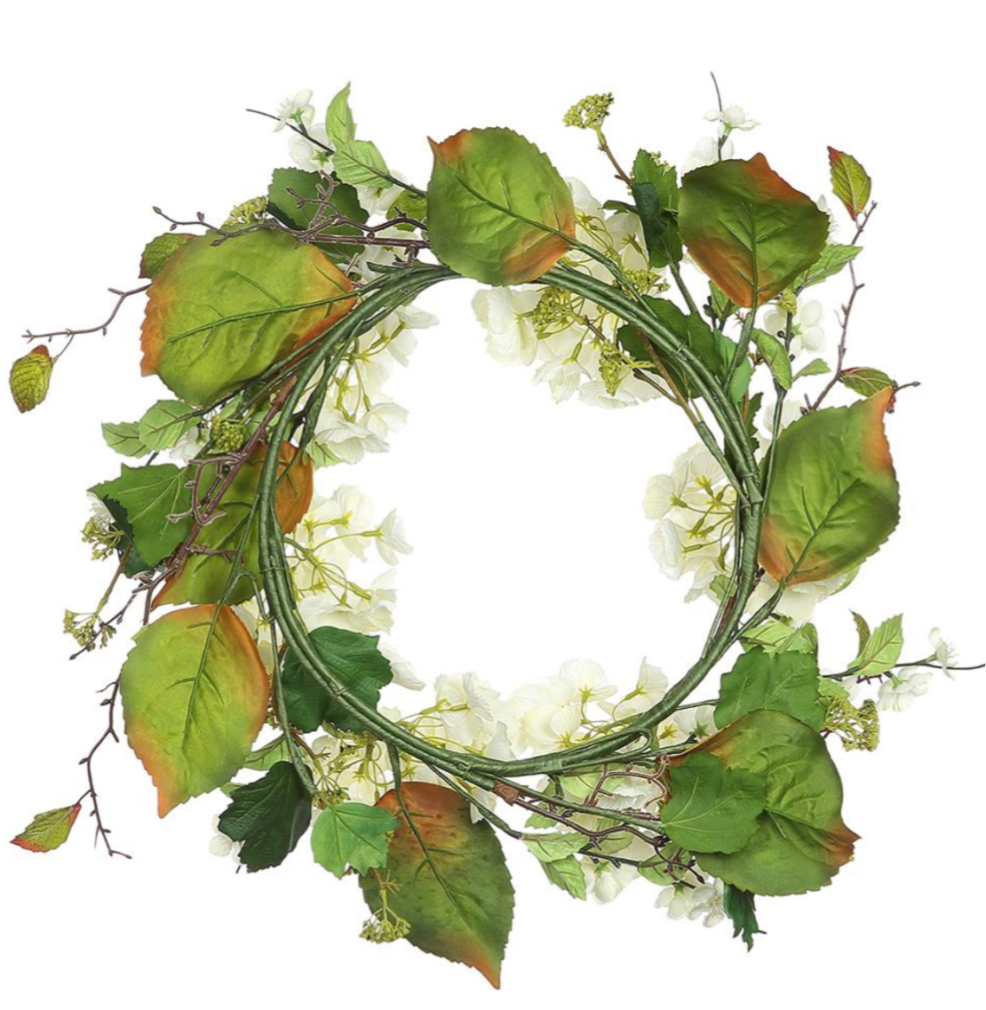 24” Hydrangea/Blossom Wreath
