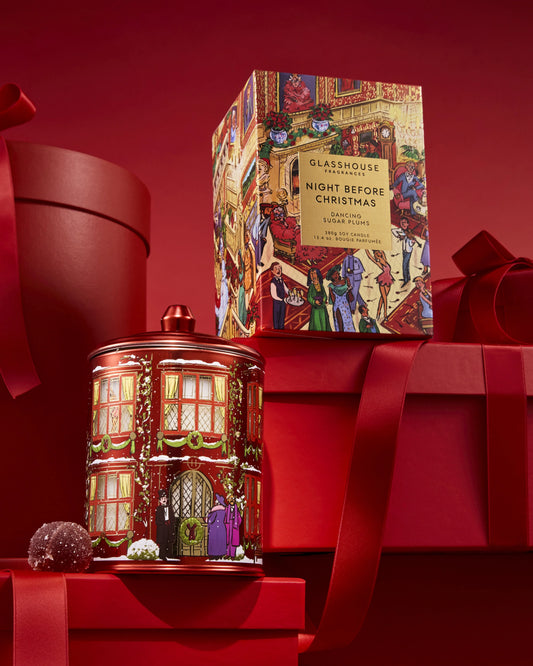 Christmas Glasshouse Candles, Various Scents