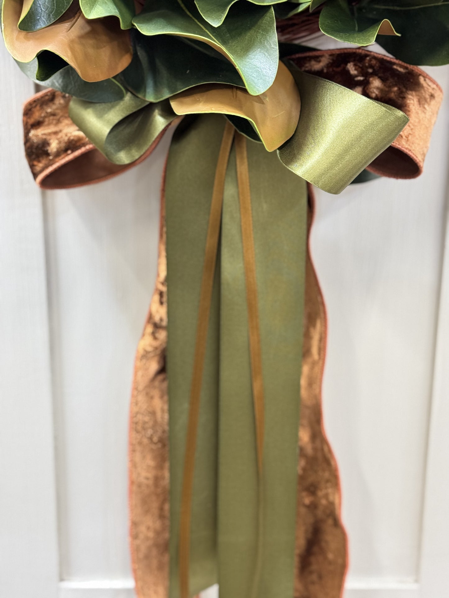 Neutral Fall Ribbon Sash