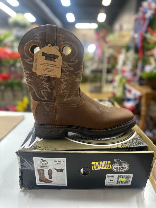Georgia Carbo GB00223 Tec Lt Waterproof Work Boot- Alloy Toe