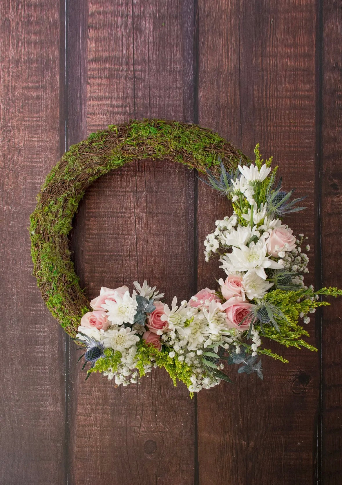 Wicker Moss Wreath