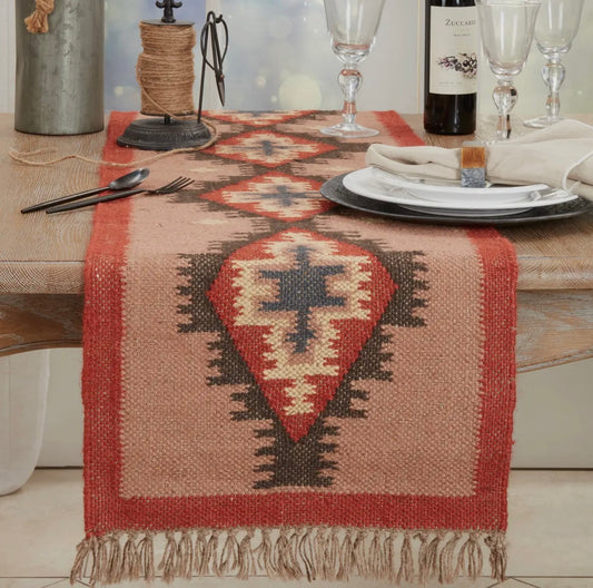 Ethnic Weave Kilim Table Runner