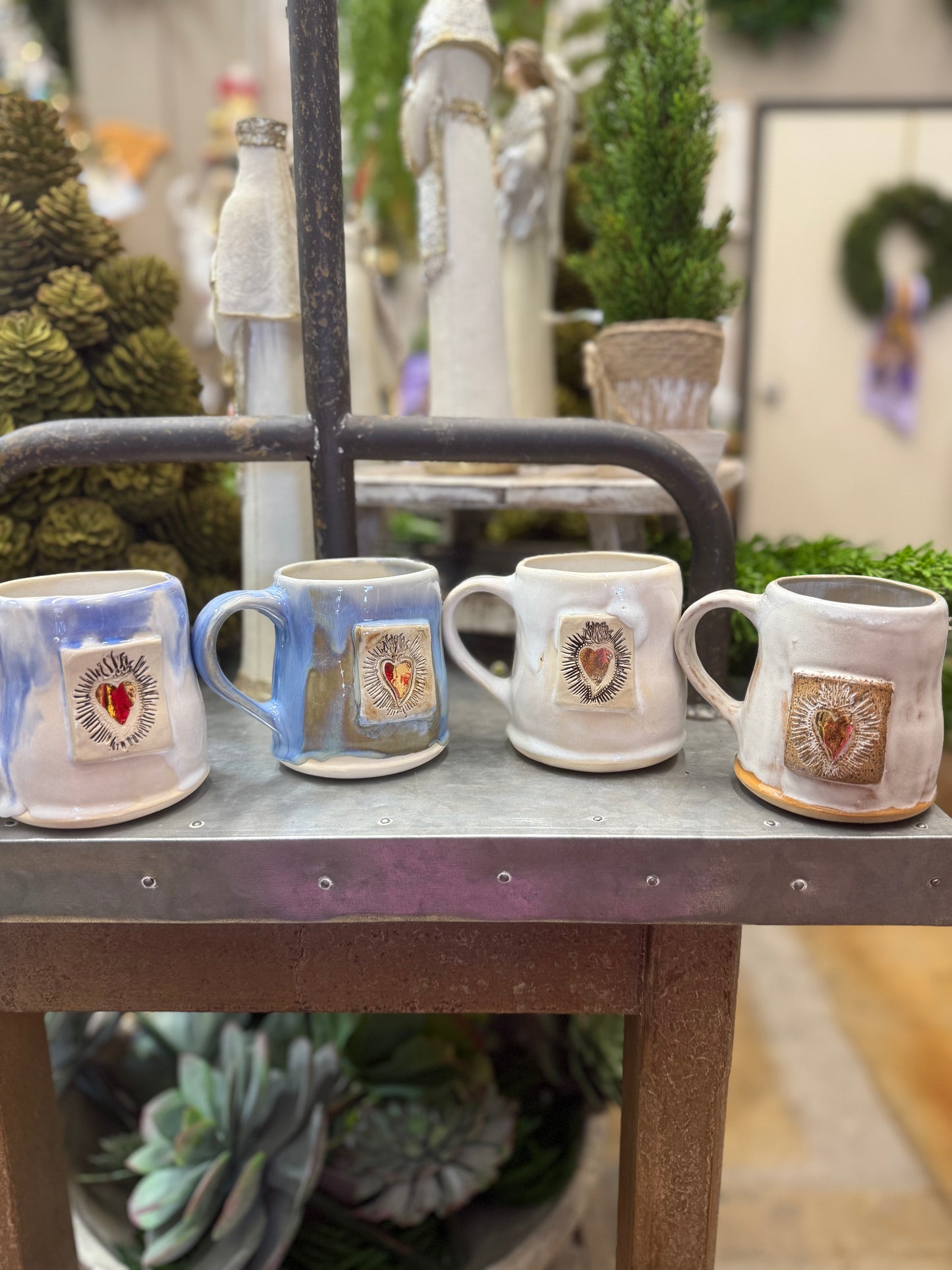 Handmade Scared Heart Mugs