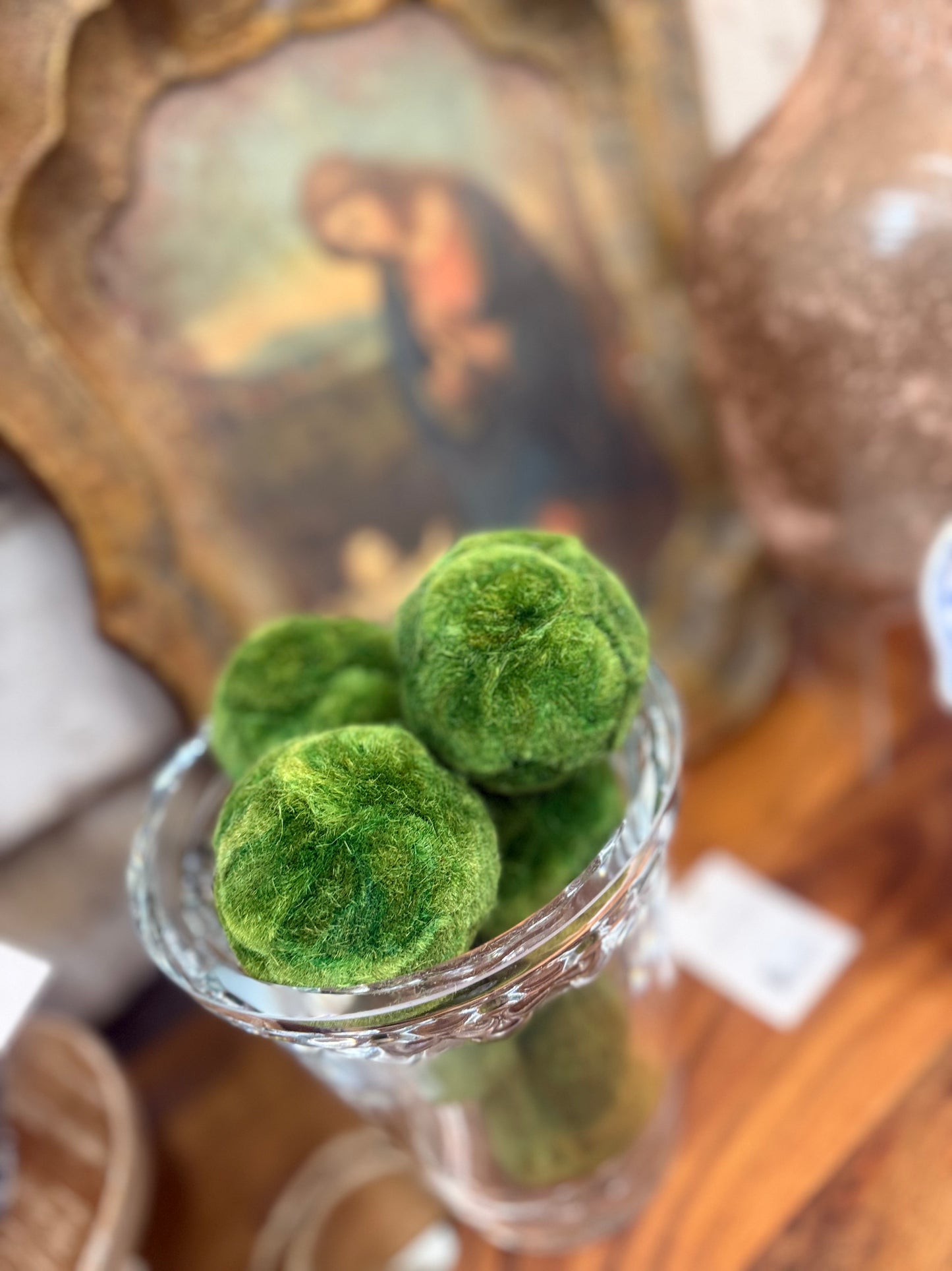 Green Moss Orbs, 6 Pack