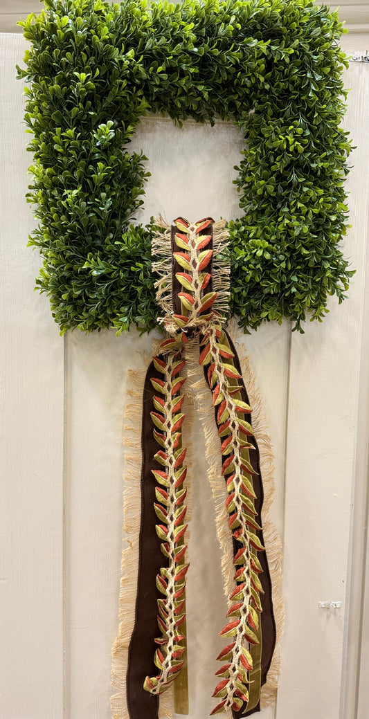 Jute Fringe Ribbon Sash Combo