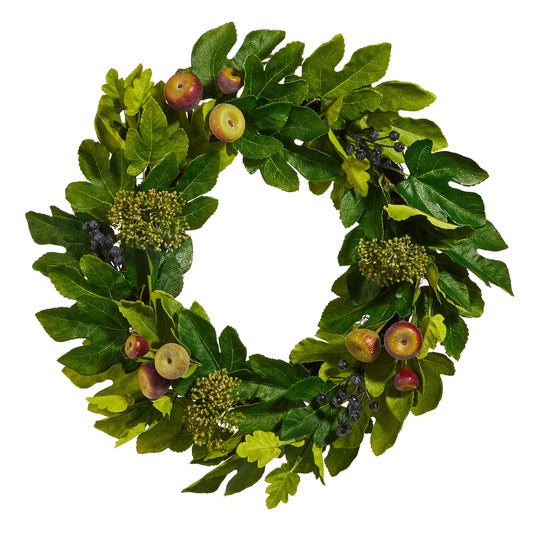 21" Fig And Berry Wreath