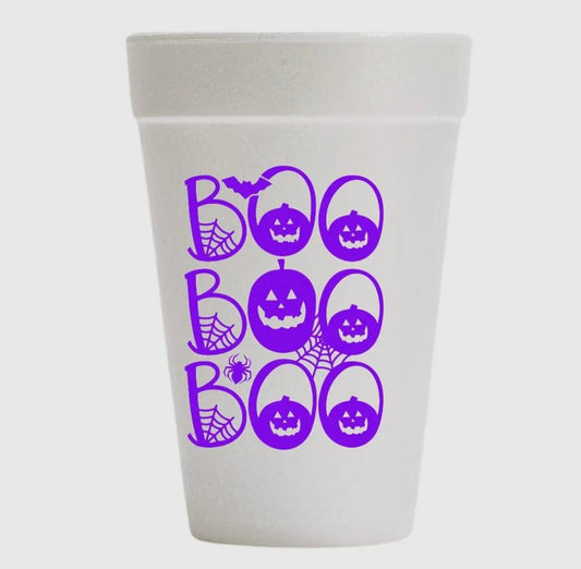 Halloween Boo Styrofoam Cup