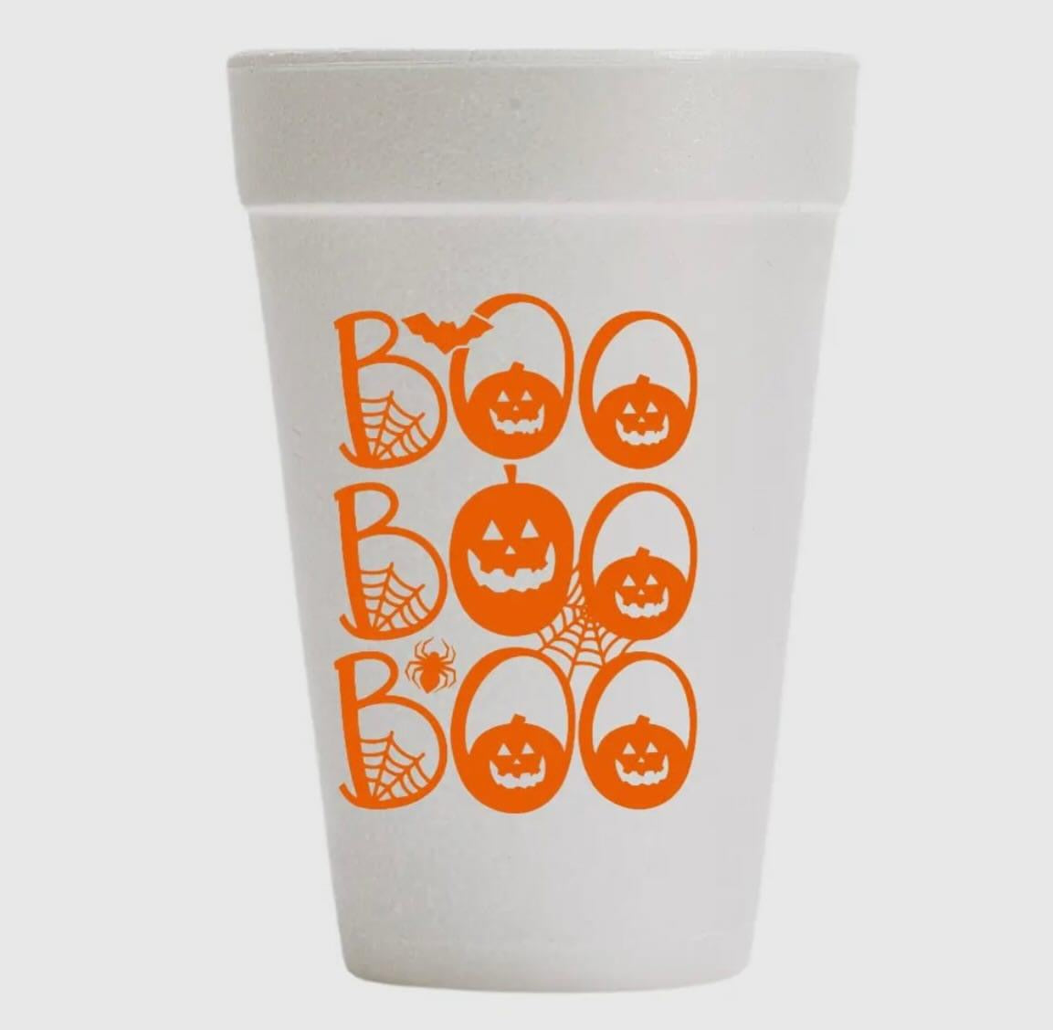 Halloween Boo Styrofoam Cup