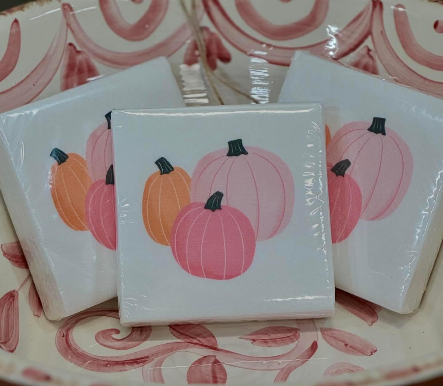 Pumpkin Trio Cocktail Napkins