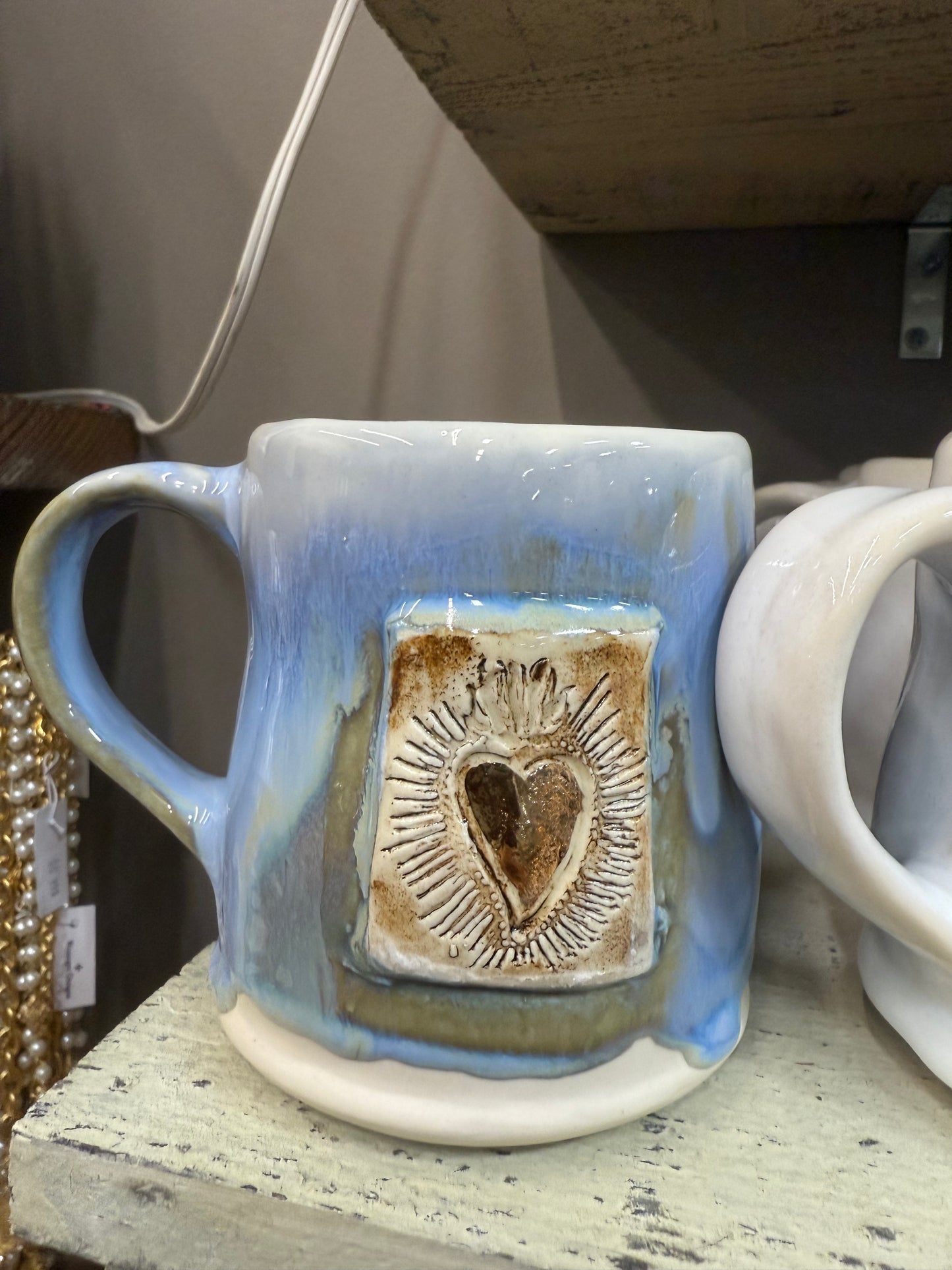 Handmade Scared Heart Mugs