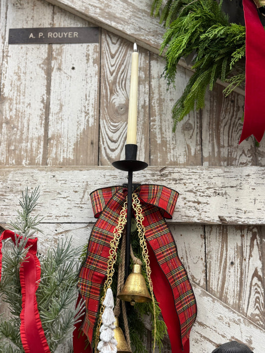 Blackwell Sconce Iron Taper Holder