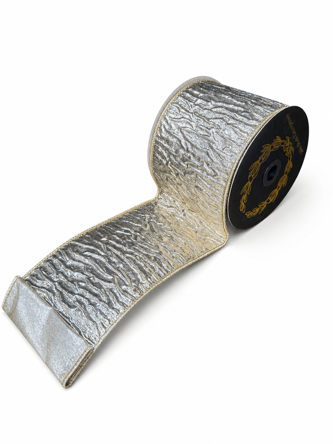 JME Platinum Crinkle Metallic-4”x10YD