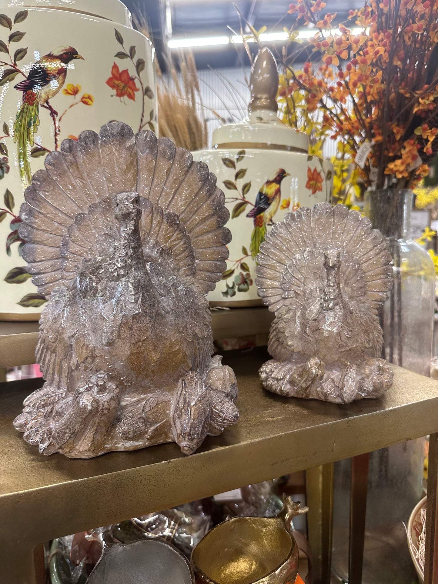 7.5" Resin Turkey Decoration