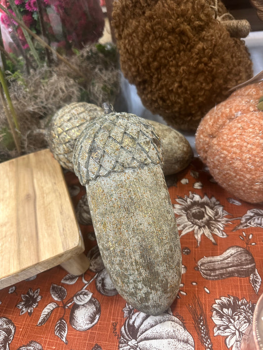 Decorative Brushed Gold Acorn