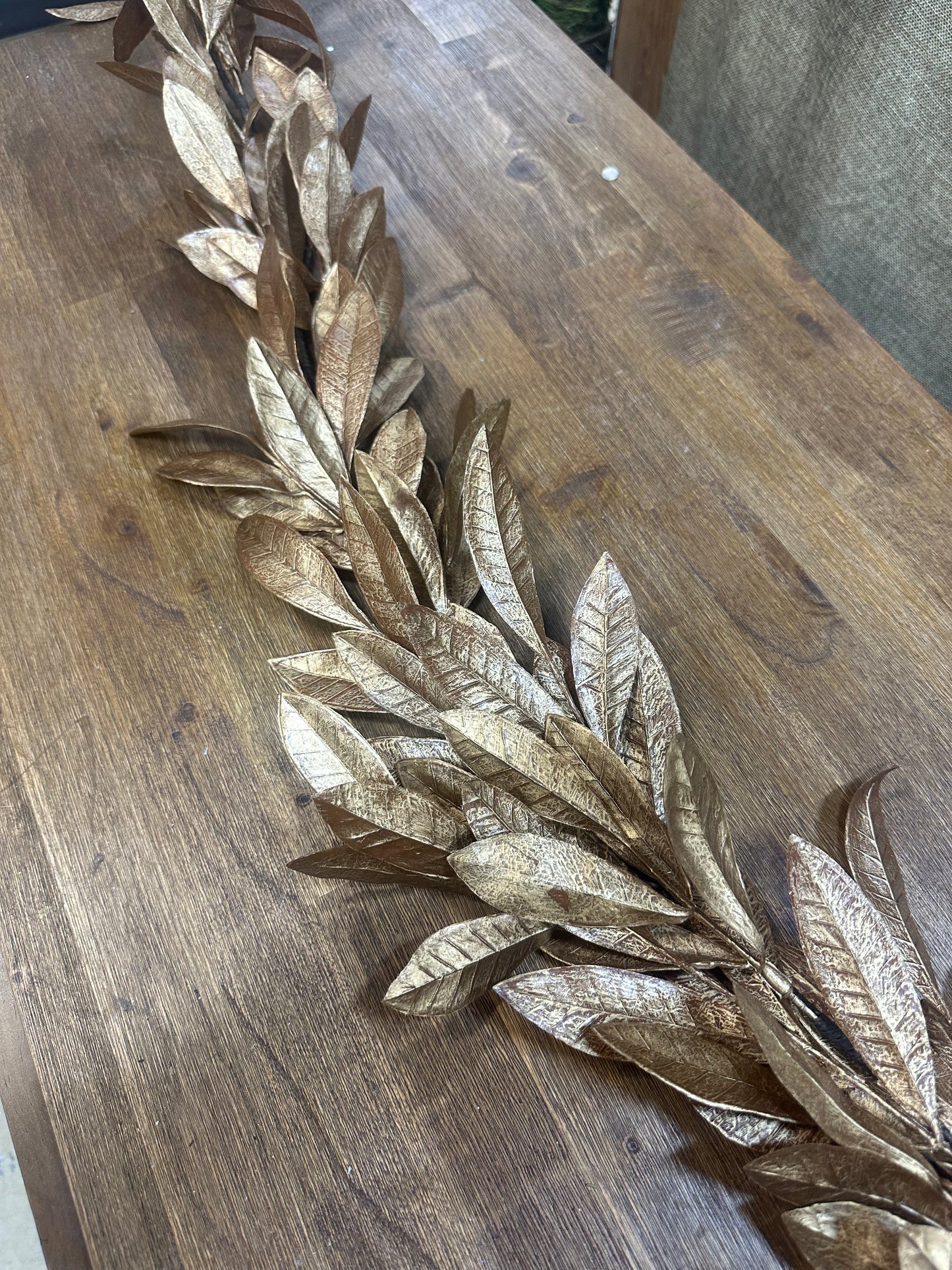 6' Bay Leaf Copper Garland