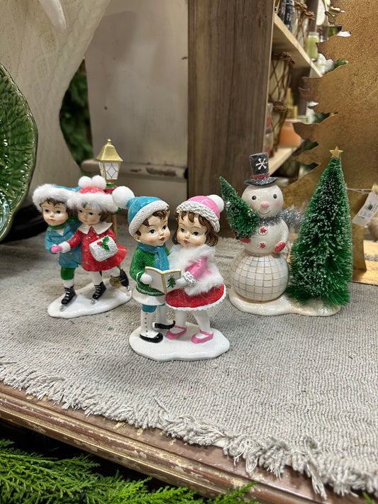 Assorted Christmas Scene Figurines