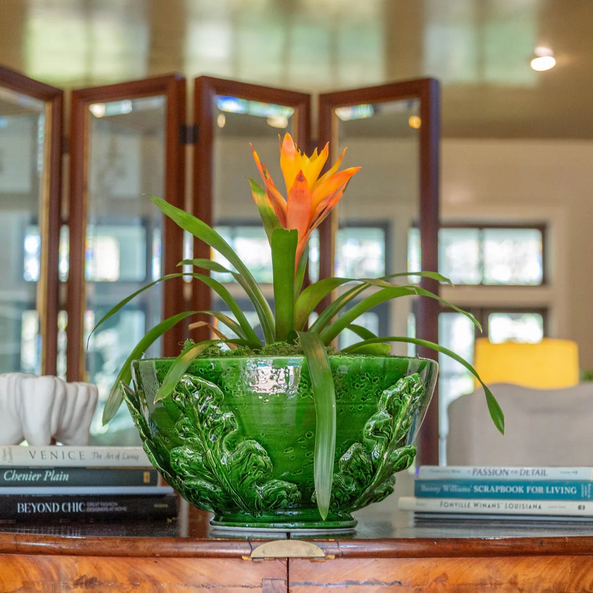 Greco Bowl, Green Leaves