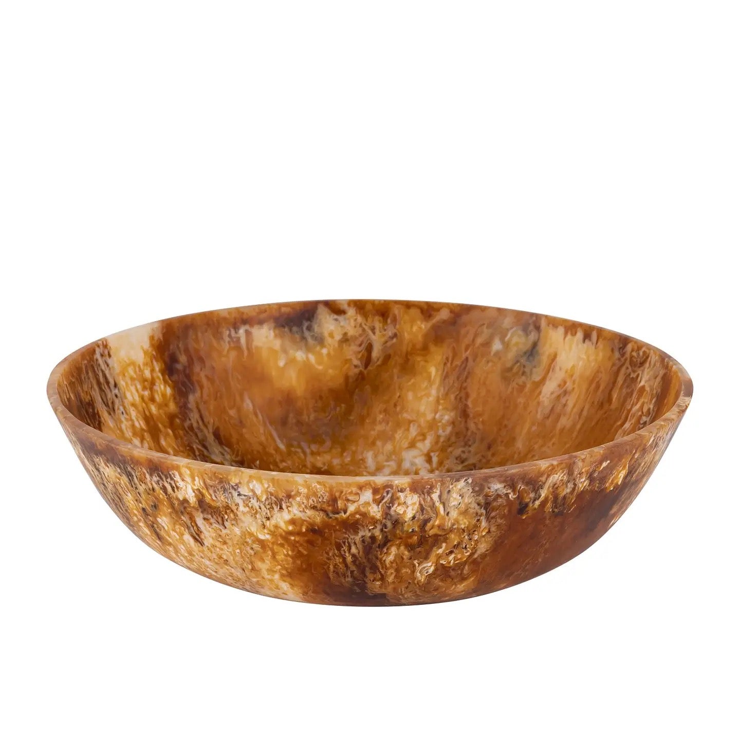 Matte Tortoise Resin Bowl