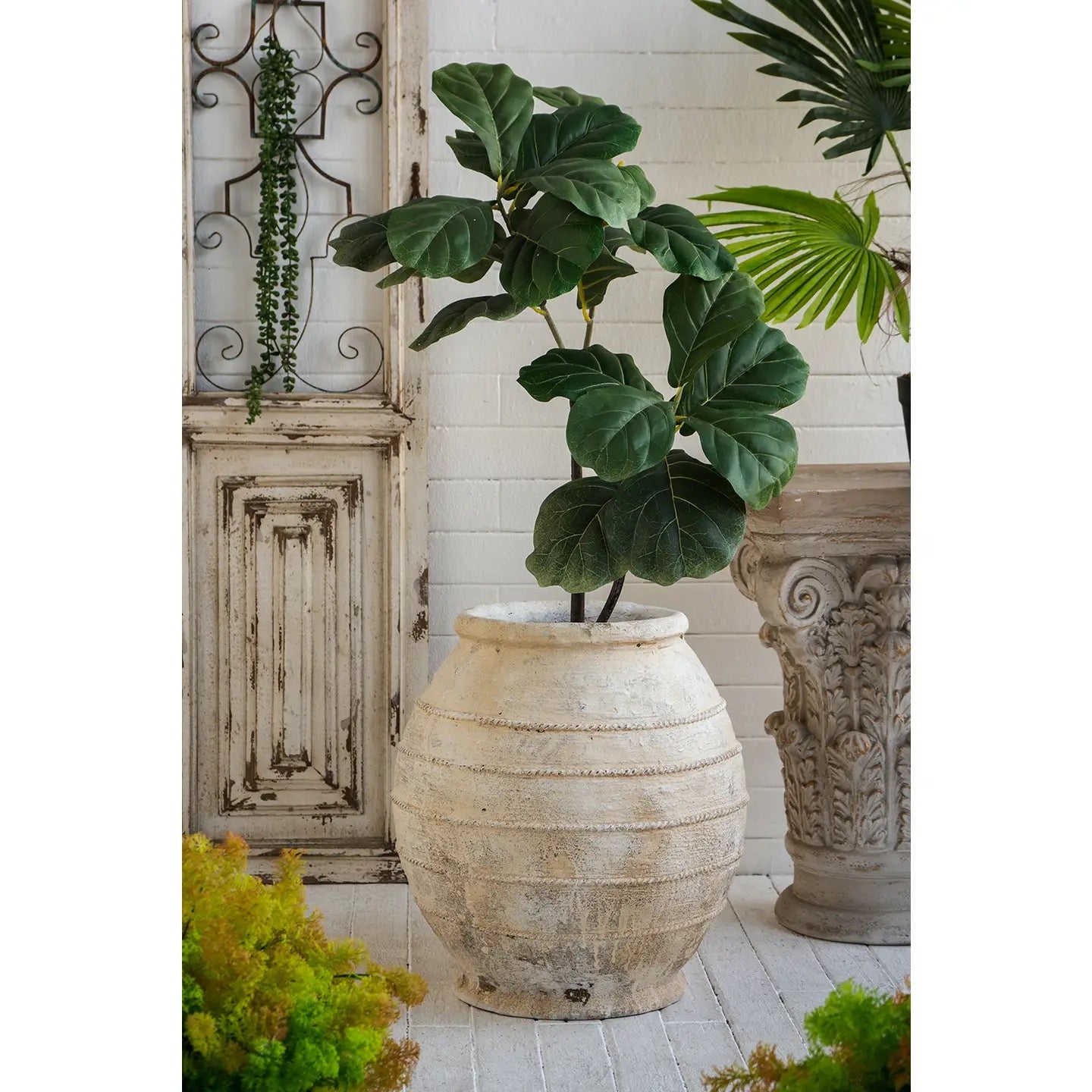 Ancient Grecian Magnesium Planter