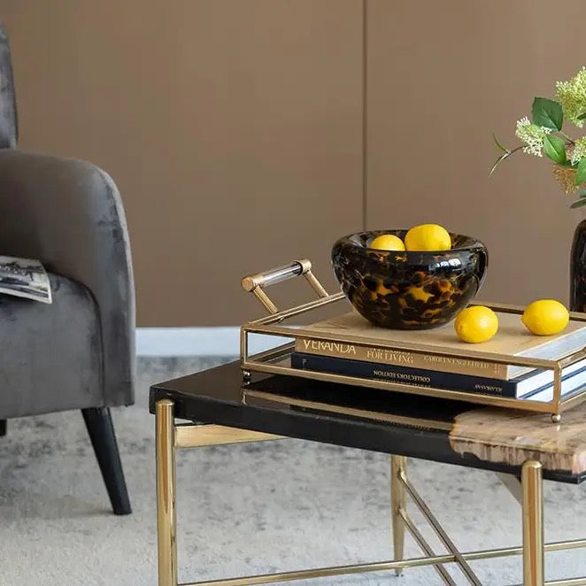 Chee Animal Print Glass Vase - Thumbnail 2