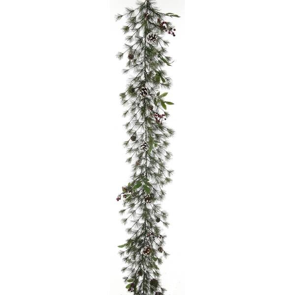 6’ Bristle with Berry Garland