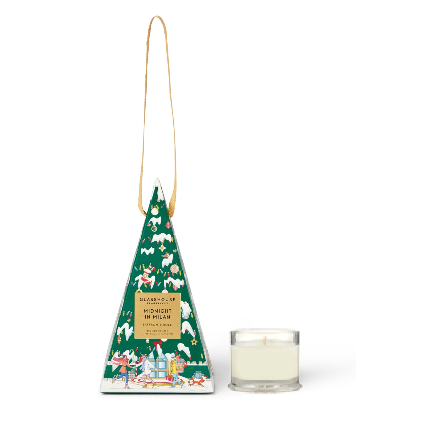 'Midnight In Milan' Scented Glasshouse Candle