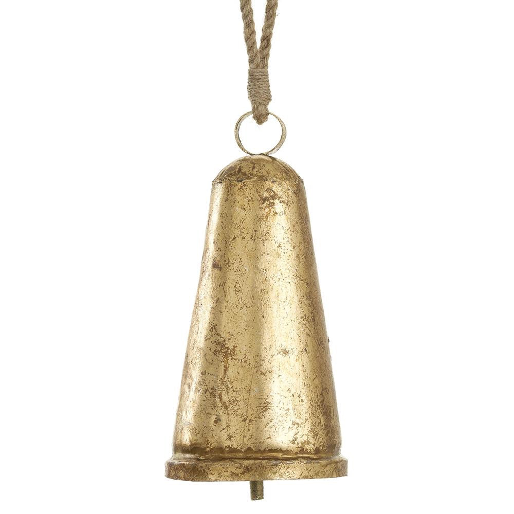 12" Metal Gold Bell Ornament