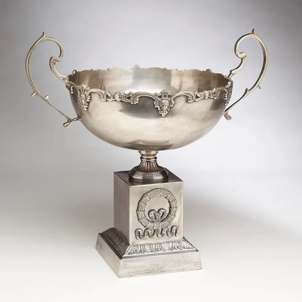 Antique Silver Bowl W/ Handle