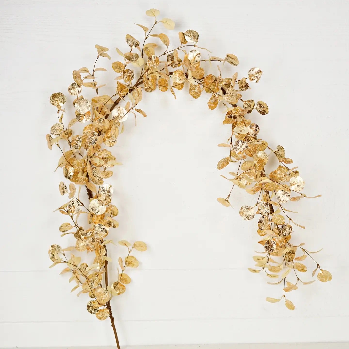 5ft Garland Golden Leaves