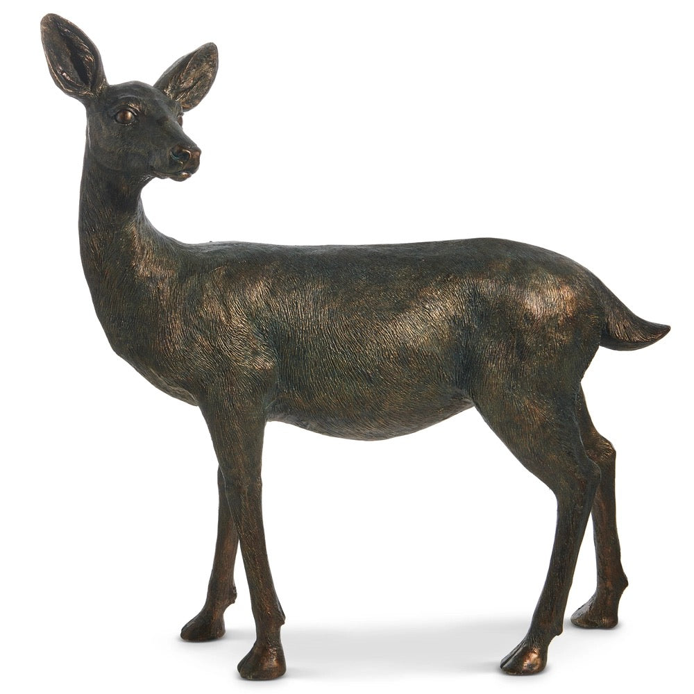 35" Standing Doe Statue