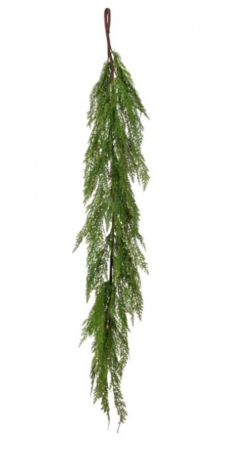 48" Real Touch Lebanon Cedar Full Garland