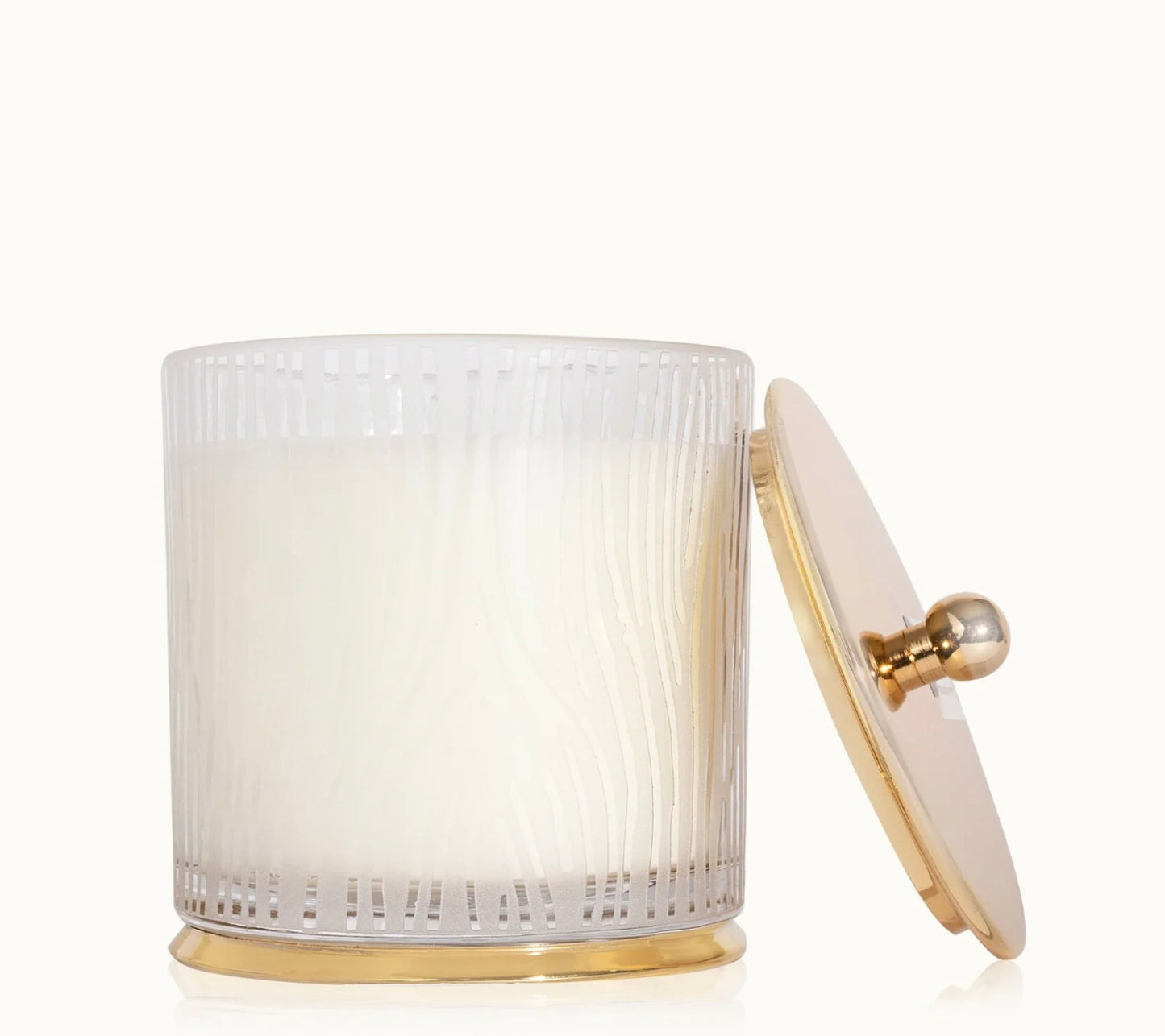 ‘Frasier Fir’ Large Frosted Wood Grain Candle