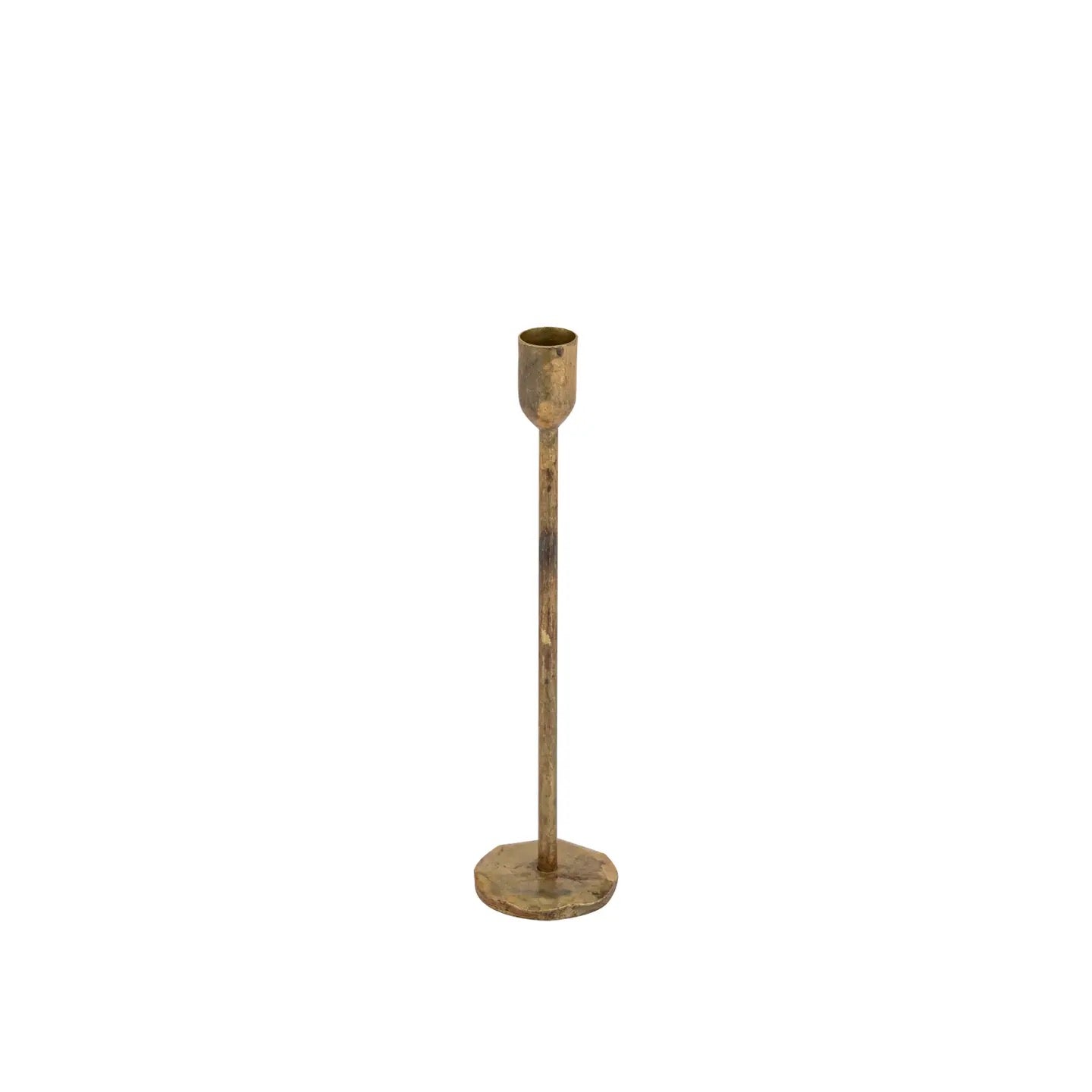 Candle Holder Old Brass-3 Heights