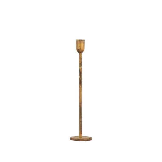Candle Holder Old Brass-3 Heights