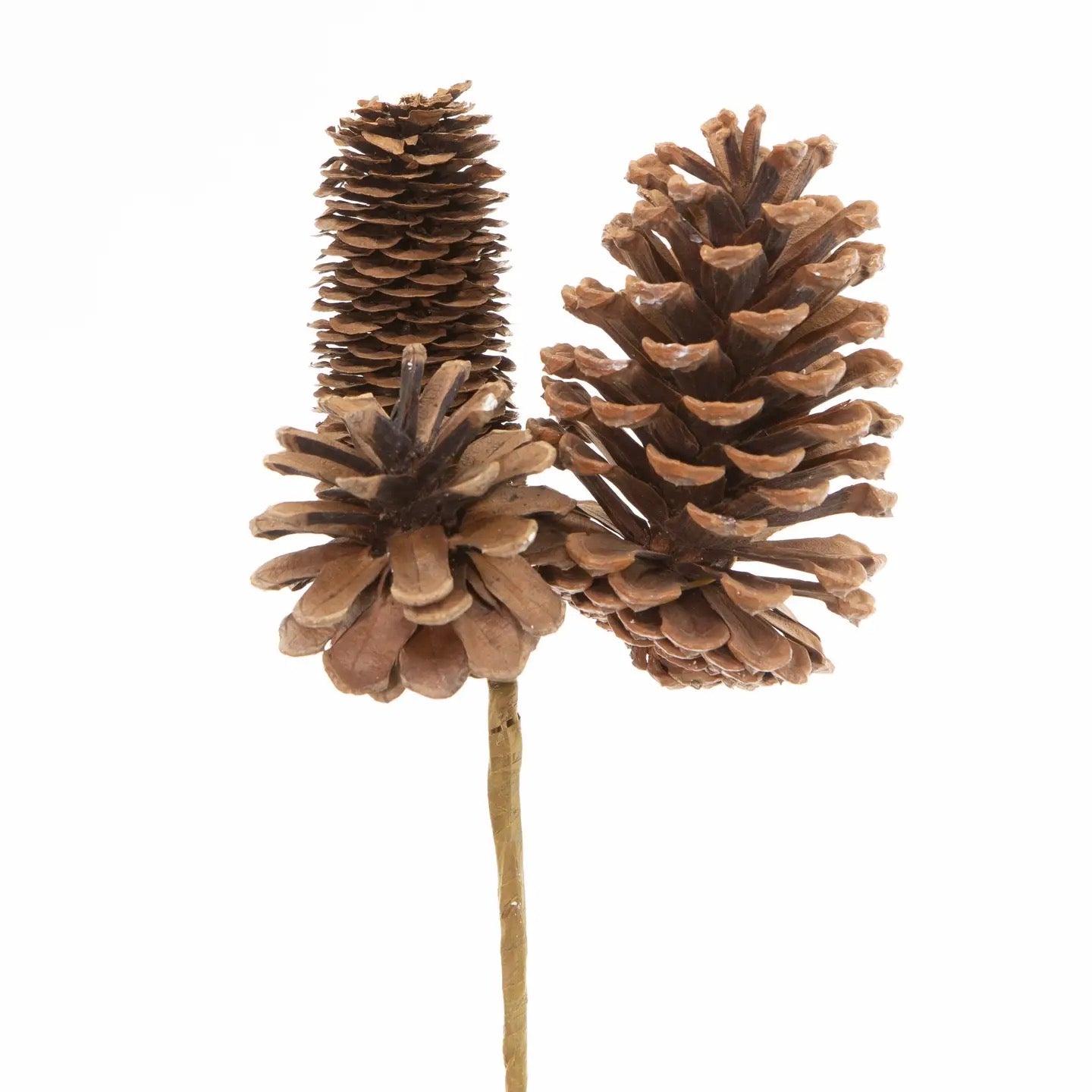 12" Faux Pinecone Pick- 2 Styles