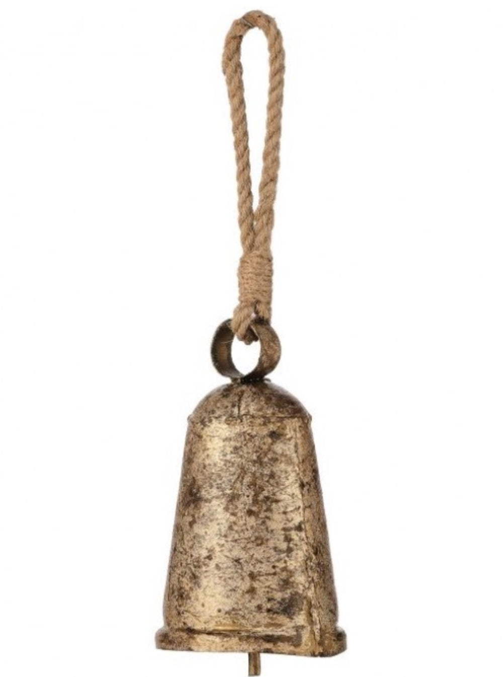 6" & 8" Iron Antique Bell w/ Rope Tie
