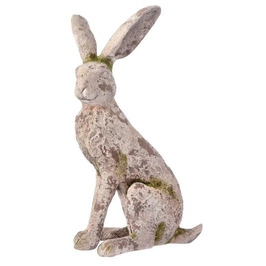 16” Resin Mossed Bunny