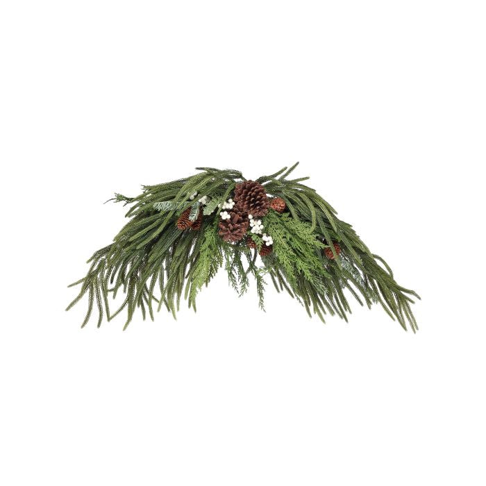 36" Real Touch Mixed Evergreen Swag