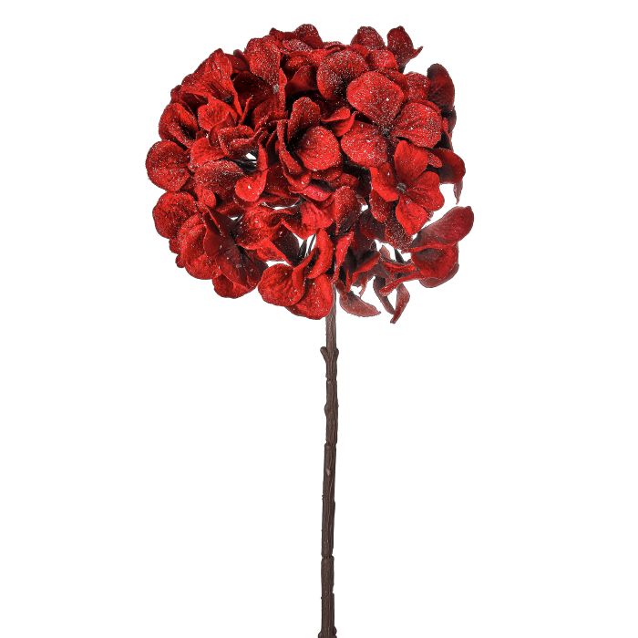 28" Glitter Hydrangea Stem