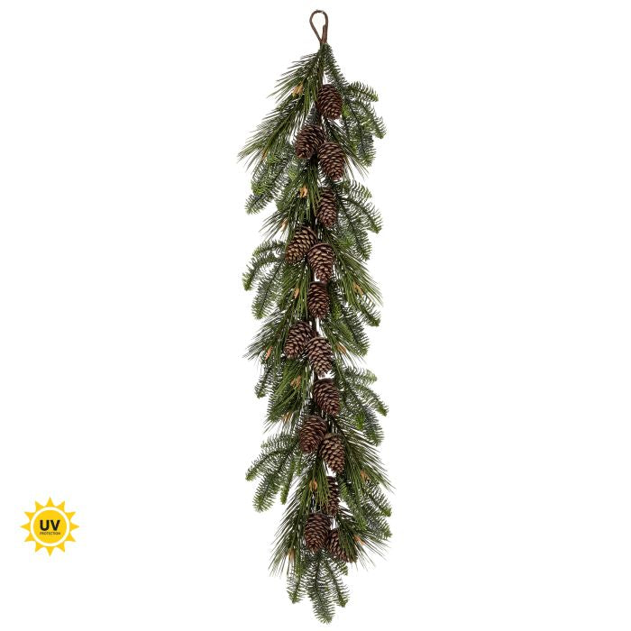48" Northern Rockies Pine and Cone Garland