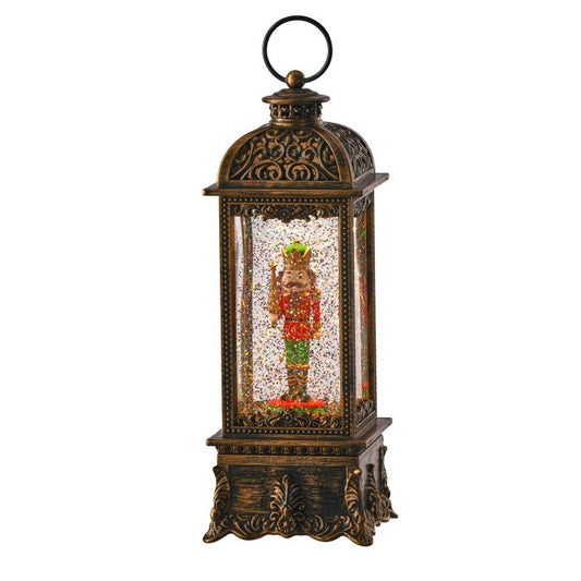 11.5" Nutcracker in Lantern w/ LED