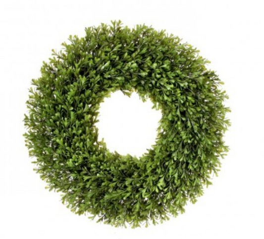 Spring Boxwood Wreath-Round 21"