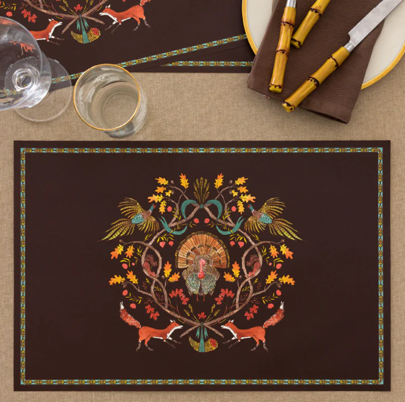 Oakwood Paper Placemats