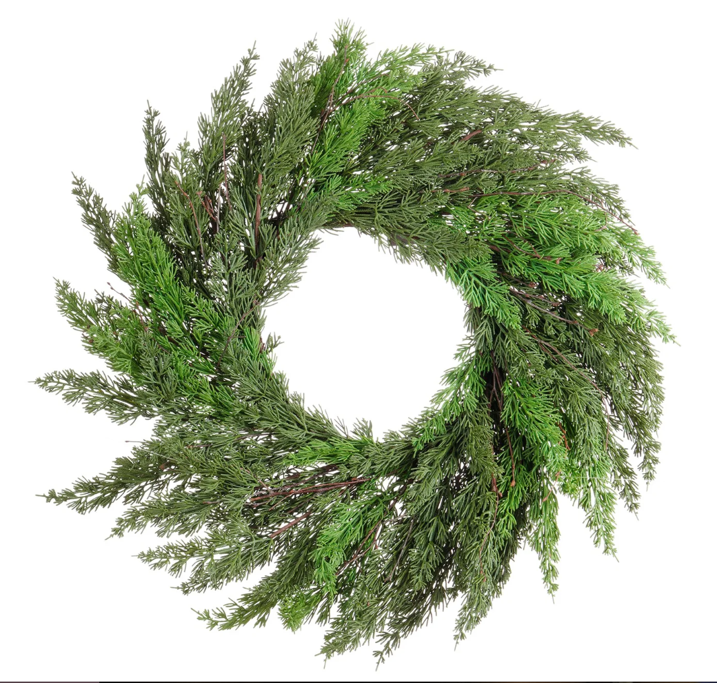 WNW Cedar Wreath-26"