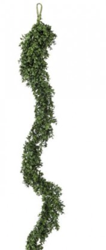 5' Real Touch Boxwood Garland